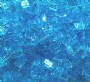 50g 5x4x2mm Aqua Lustre Tile Beads